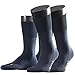 Produktbild FALKE Sport Spirit Unisex Socken Run 2er Pack, Größe:46/48, Farbe:navyblue melange