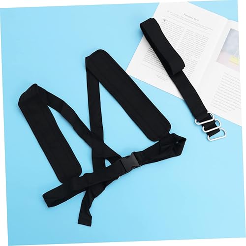 Miniatura 8 de BESPORTBLE Arnés de trineo para neumáticos, arnés de entrenamiento de fuerza, arnés de hombro, cinturón de banda de resistencia para deportes al