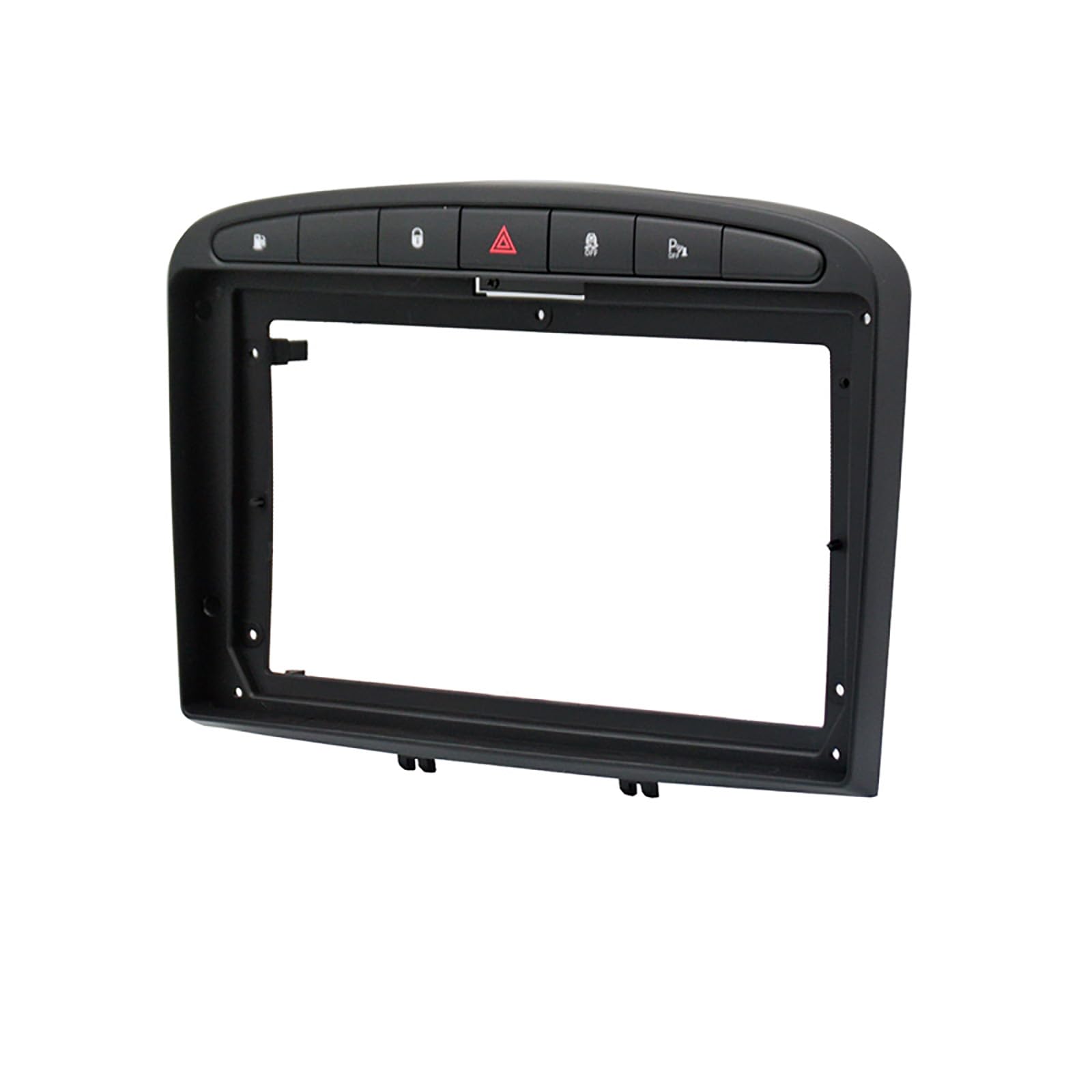 9" 2 Din Car Radio Fascia,For Peugeot 308 408 Auto Stereo Dash Panel Mounting Facia Head Unit Frame Kit Mount Trim Bezel