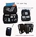 Chillpack Double Bag Diabetic Travel Organizer Cooler Bag for Insulin, Supply Kits with 2 x ice Pack Included, Black