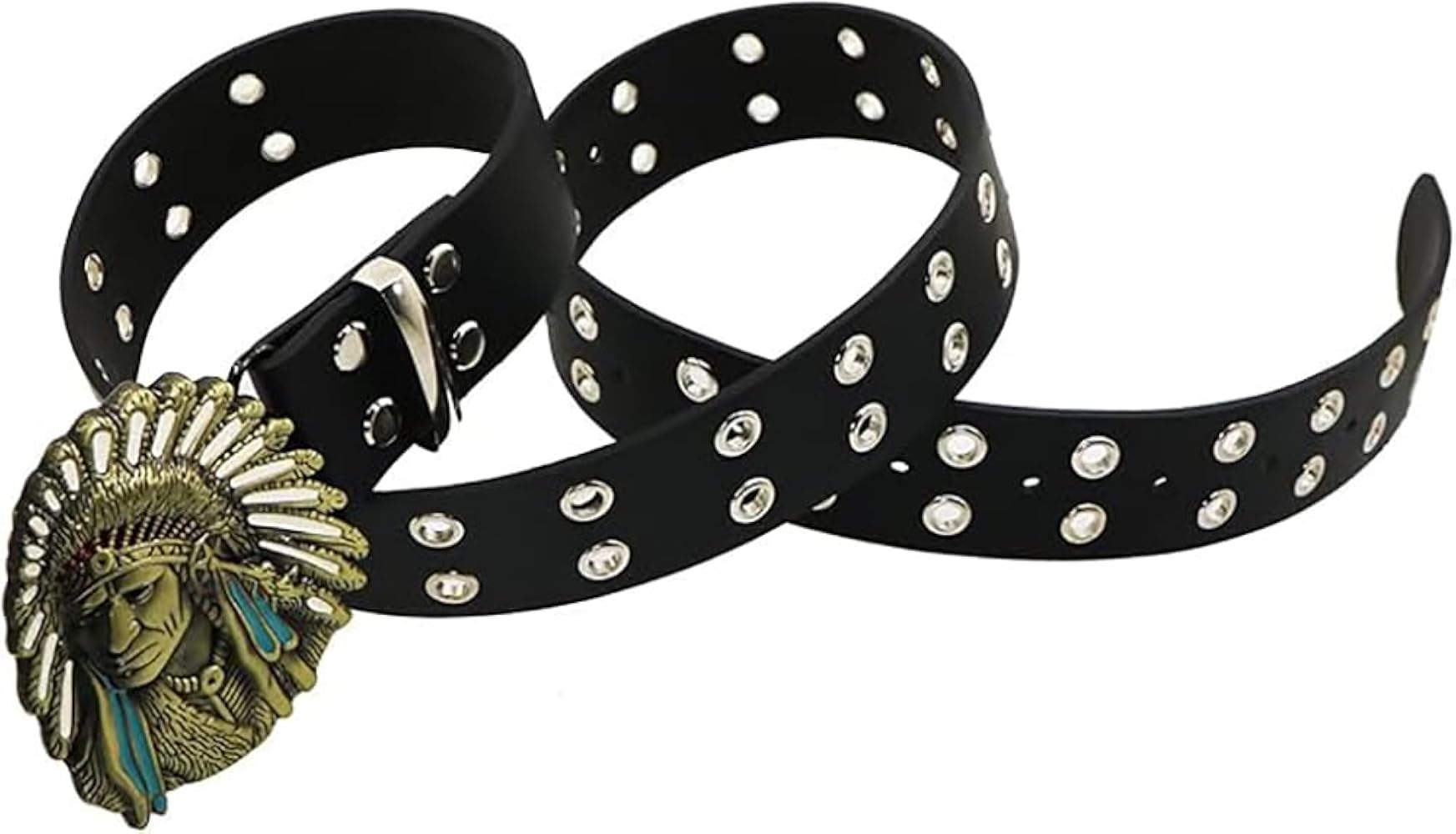[EENK] / ☆ ZENE Buckled Brooch Pendant Belt / Black ZENE Buckled Brooch Pendant Belt - Black : EENK SHOP