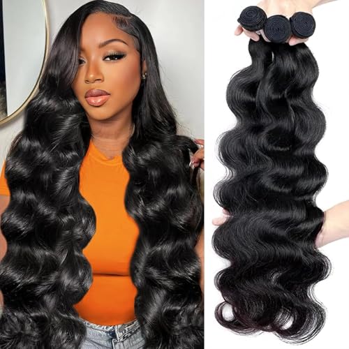 Body Wave Bundles Human Hair 16 18 20 Inch 100%...