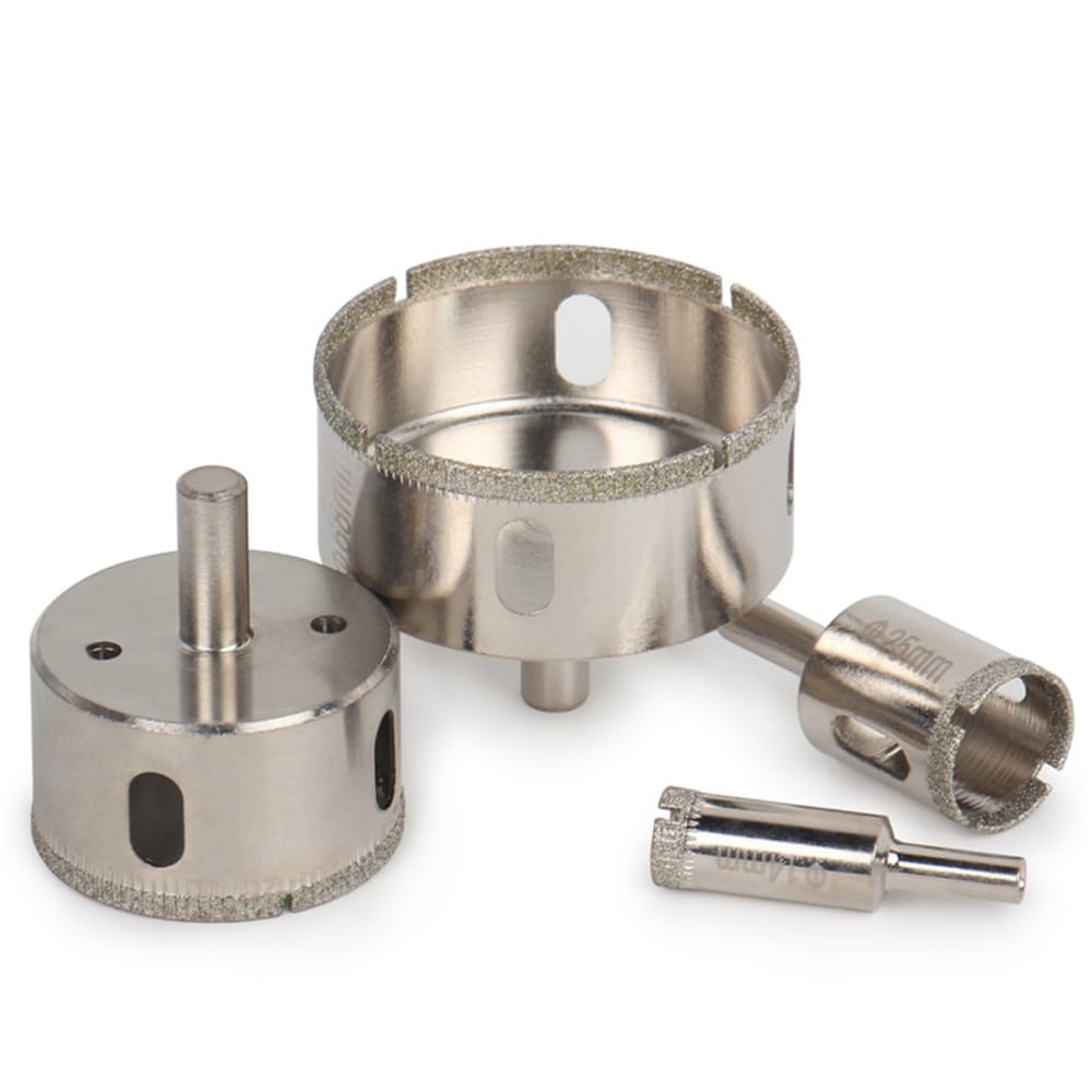3-200mm 1 szt. Otwornica z chwytem okrągłym wiertło diamentowe z powłoką diamentową narzędzia murarskie do szkła otwieracz do marmuru płytka ceramiczna, 145mm