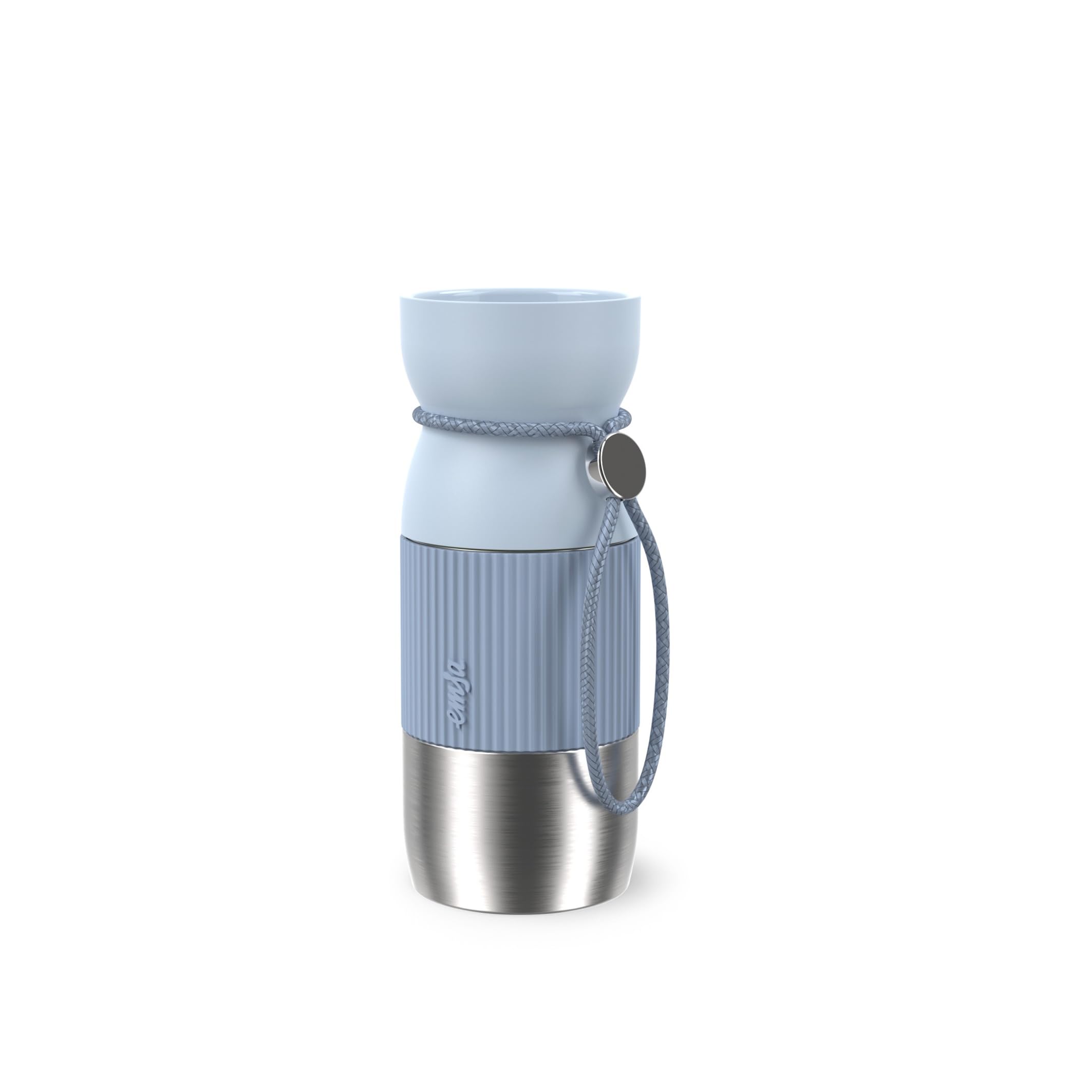 Travel Mug, EMSA beYou Cup Mug, Aromatic Drinking, 100% Leak-Proof, Dishwasher Safe, 0,36L, for Commuting, Outdoor, Office, Blue, N2191600