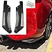 Niome 2Pcs Car Universal Rear Bumper Lip Diffuser Splitter Canard Protector