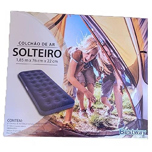 Colchão Inflavél Solteiro 85 x 76 x 22cm Bestway BST027