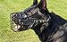Dingo Gear Gummierte metallmaulkorbe für Rottweiler Hündin Professionelle Bequeme universelles Produkt für Langen Spaziergängen S03045