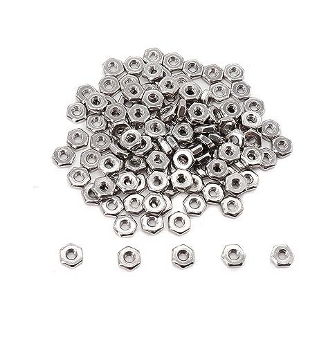 cSeao écrous hex SAE 10-24, 100 pcs, acier inoxydable 304