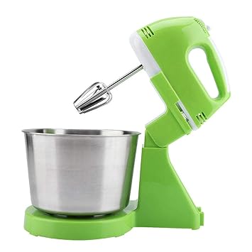 Stand Mixer, Handheld Mixer Durable Kitchen Mixer Food Mixer for Restaurant for Kitchen for Home for Dessert Shop(Green 230V)