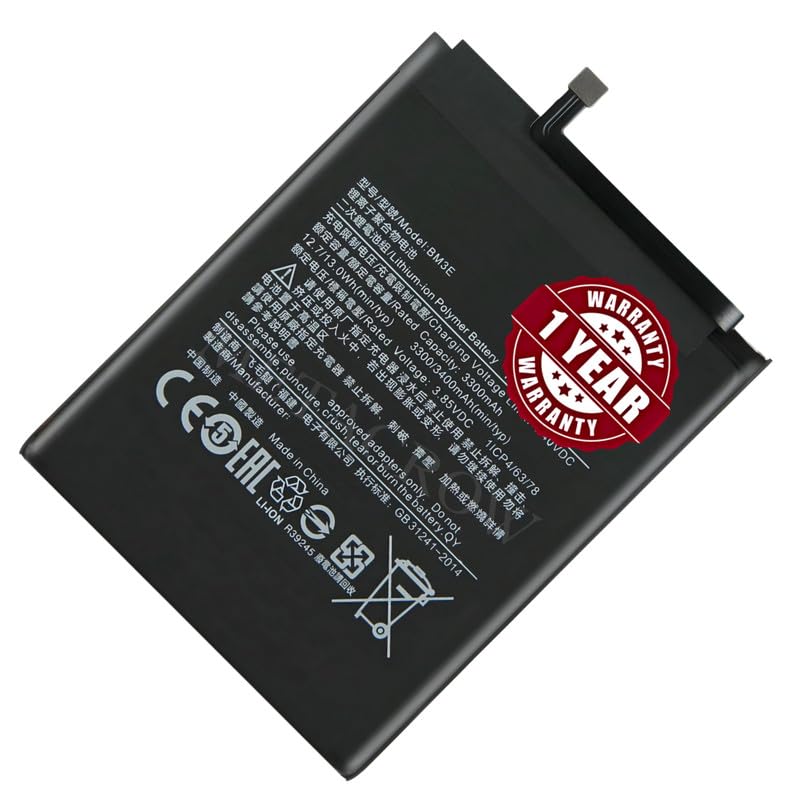 Image of Original BM3E Battery Compatible for Xiaomi Mi 8 - (3400mAh) - 1 Year Warranty JK1