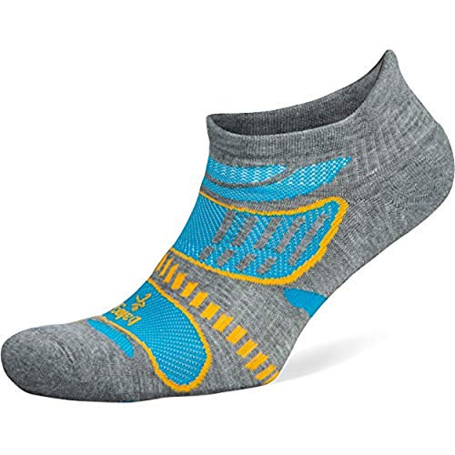 Balega Ultralight No Show Athletic Running Socks for Men and Women, Midgrey, Small