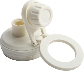 Magnetic Phone Holder and Insulated Lid for Water Bottles, Designed for Adventurers and For Outdoor Lovers (White)