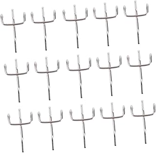 SOLUSTRE Clothes Hanger Ornament Hooks 50pcs Heavy Duty Hook Metal Clothes Rack Hangers Heavy Duty Store Product Hook Accessories Peg Coat Hanger