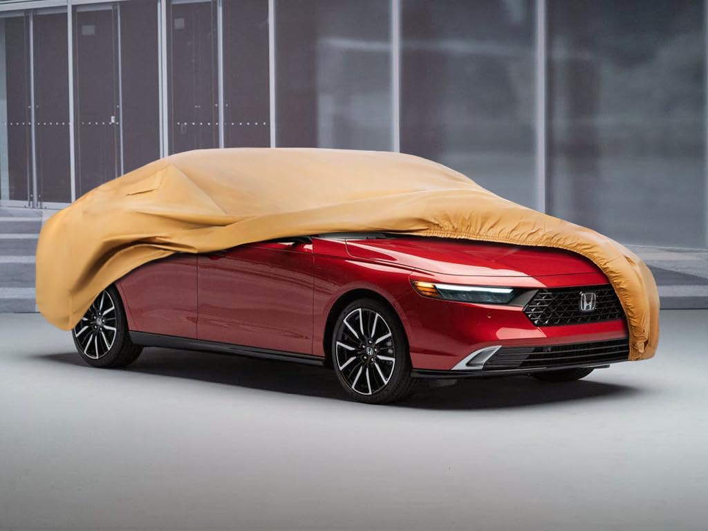 Copertura per auto resistente per esterni, per Accord, antivento, per tutte le condizioni atmosferiche, impermeabile, sole, pioggia, UV, polvere, neve, protezione per auto all'aperto | Coperture per auto da esterni, antivento, per tutte le condizioni atmo