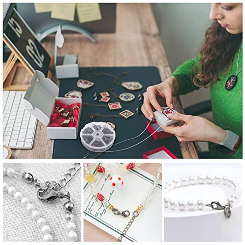 1400Pcs Open Jump Rings, Black O Ring Connectors And Lobster Claw Clasp For Jewelry Making Supplies Diy Bracelet Earrings Necklace (4Mm 5Mm 6Mm 7Mm 8Mm 10Mm) #TOP4