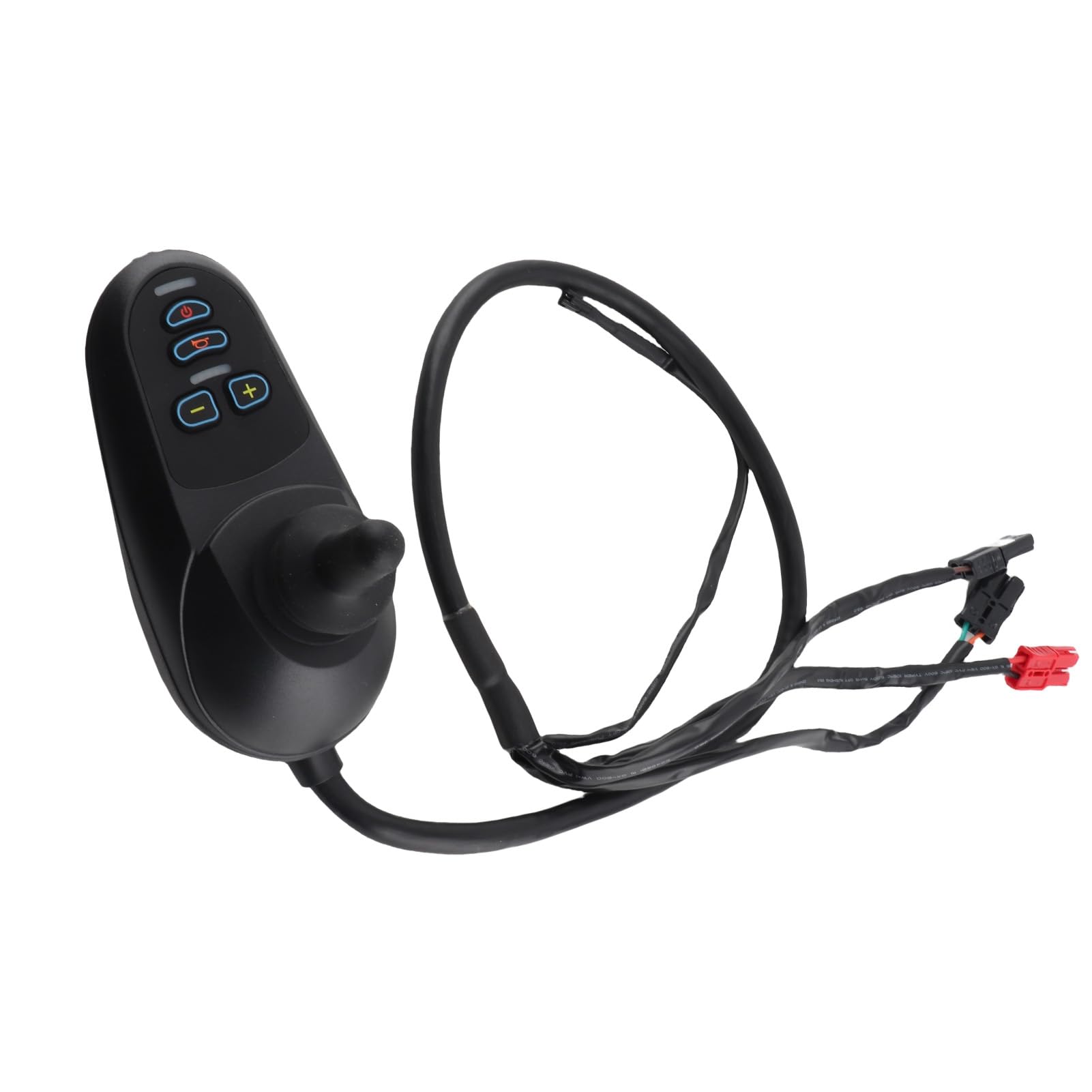 Chrees Controlador de Potencia para Silla de Ruedas Eléctrica 45A, Controlador de Joystick con Cepillo Conector para Silla de Ruedas DC24V