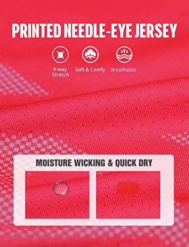 Zengjo Mens Athletic Shirts Short Sleeve Quick Dry Running Workout T-Shirt Moisture Wicking Active Performance Tee - Image 4