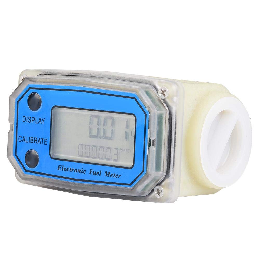 Medidor de flujo de turbina digital 1" NPT 15-120 l/min medidor de agua combustible aceite