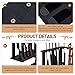 GlikCeil Gun Rack Wooden Rack Rifle Stand Display for 15 Shooting Hunting Guns Organizer and Storage Corner Floor Standing for Home Indoor Exhibition Rifle Lover Gift(Black)