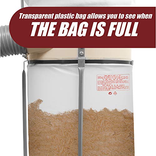 Peachtree 5 Mil Clear Plastic Dust Bags