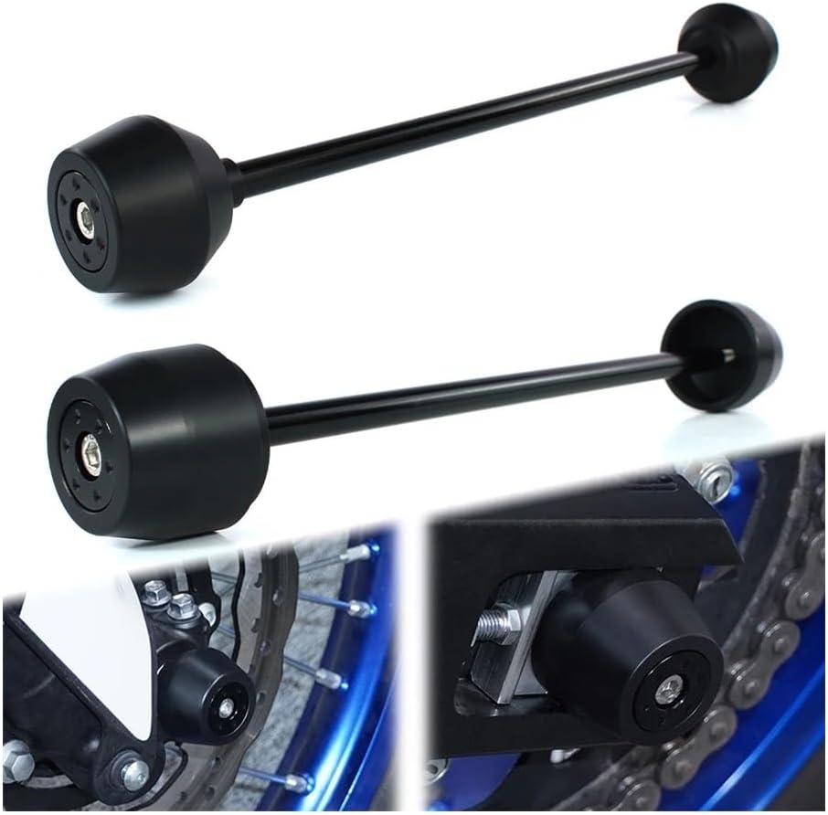Sliders Axle for Yamaha Tenere 700 2021 2022 2023 2024 Tenere700 Motorcycle Front Rear Wheel Axle Fork Sliders Crash Protector Swingarm Spool