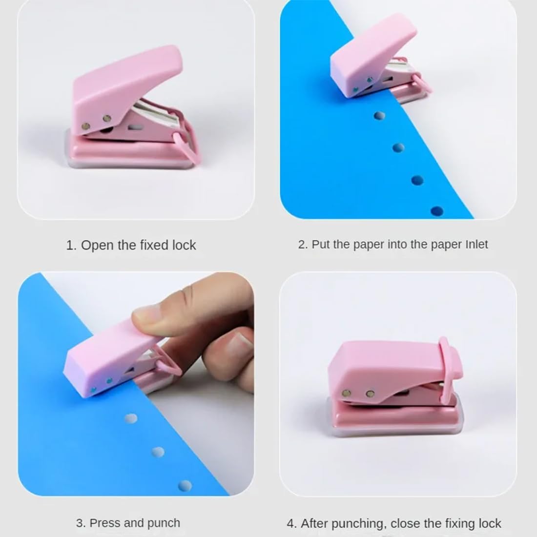 Mini Perforatrice Perforateur Manuel Perforateur De Feuilles Mobiles