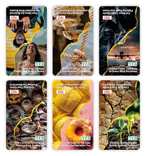 BAIYOOBAI Yes or No Oracle Cards, Clarifying Life Situations Oracle Deck,Oracle Cards for Beginners Simplify Your Decisions Instantly - Image 4