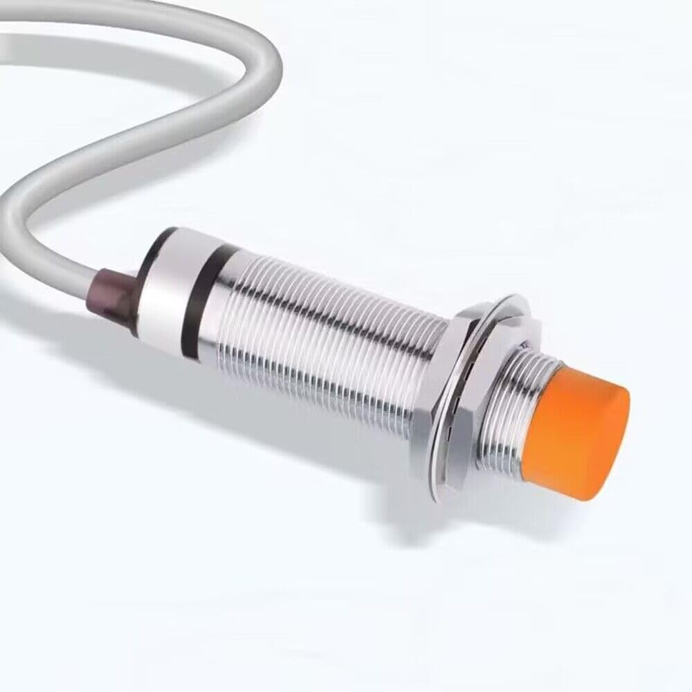 M18 Thread Inductive Proximity Sensor Switch, Shielded Installation, 3 Wire, NO+NC, 5mm Detection Distance, 110-220V AC, LED Indicator
