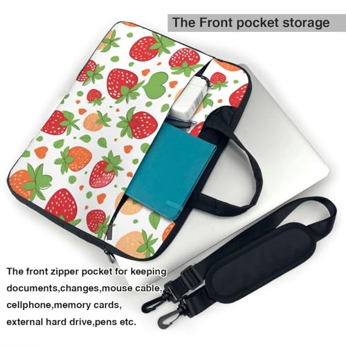 Maletín para laptop portátil diseño fresa 14 pulgadas miniatura 5