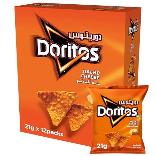 Doritos Nacho Cheese Tortilla Chips 21 grams x 12 pieces