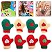 16 Pcs Mini Christmas Knit Gloves, Mini Christmas Mitten Knitting Santa Ornaments Handmade Gloves for DIY Christmas Doll Crafts Christmas Tree Ornaments