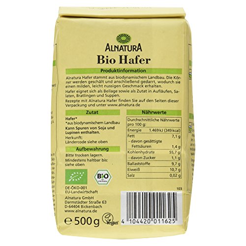 Alnatura Bio Haferkerne, 500g