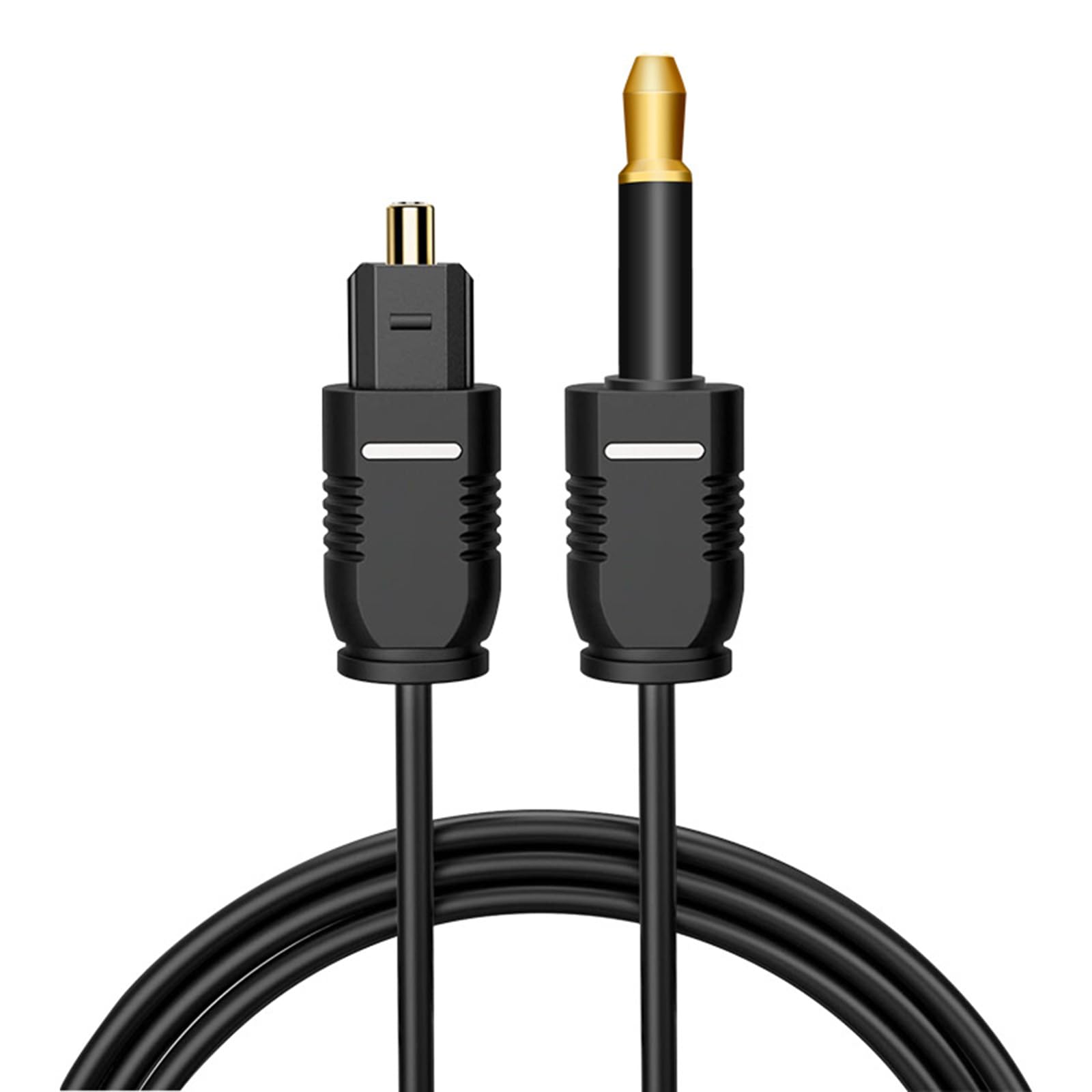 Tsophreniq Sound Conversion From Optical to 3.5mm 192KHz Adapter Unidirectional Adapter for HDTV & Games for Homes Sound Systems Optical to Conversion