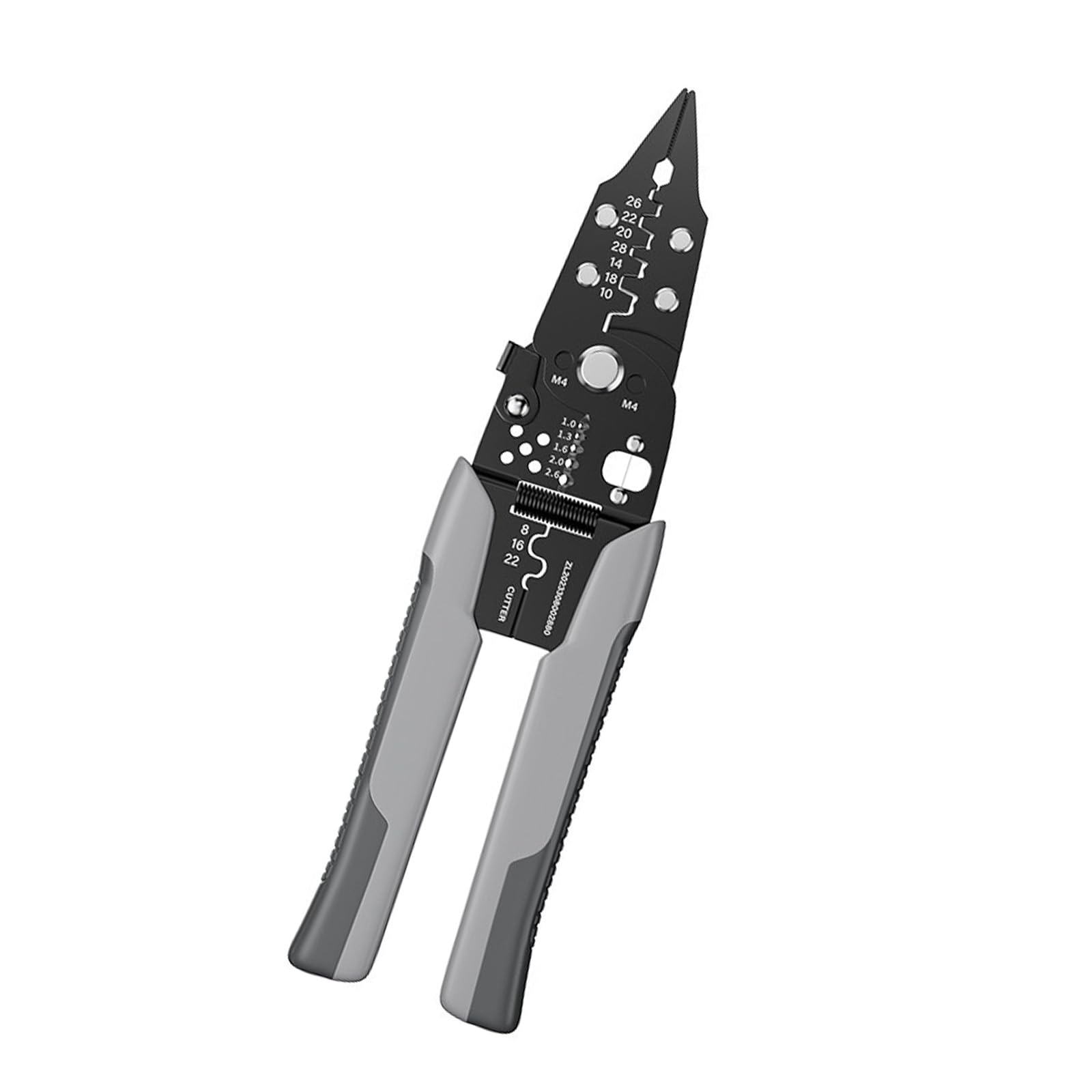 Ergonomic Wire Terminals Crimper with Multifunctional Electrician Cutting and Stripping Cable Pliers Stripping and Crimping Pliers