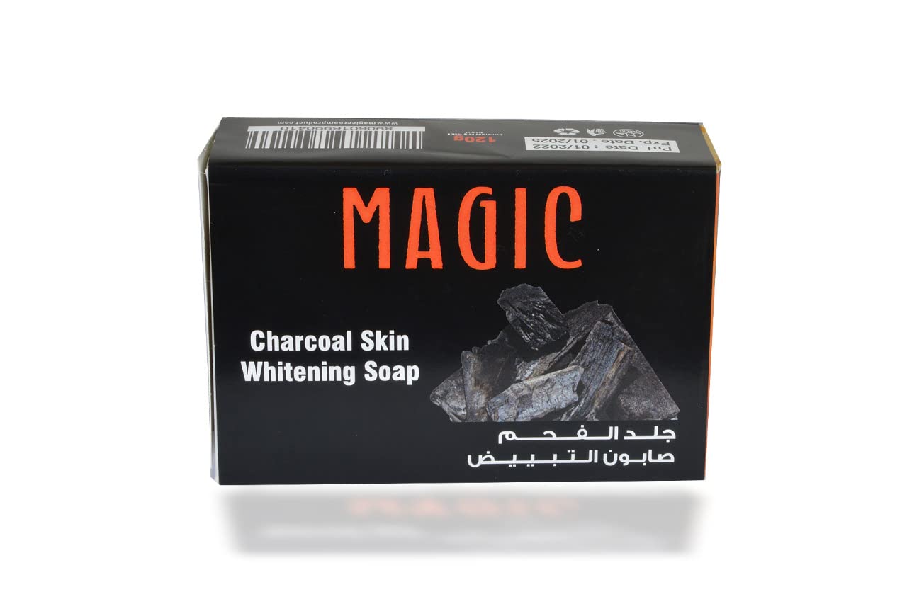 Magic Charcoal Skin Whitening Soap