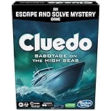 Cluedo Sabotage on the High Seas, Escape Room, Cooperative Family, Mystery Games, 1-6 Players, Hasbro Gaming