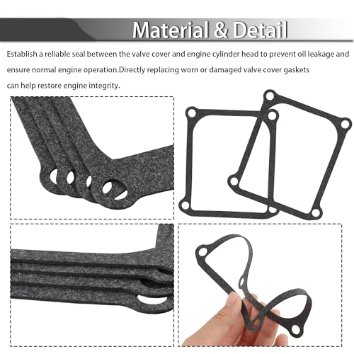 Image of 0C2979 Valve Cover Gaskets Compatible with A0002791673 Rocker Valve Cover Gasket Fits 0c2979 Gt990 220 Vlv Gv (4 Pack)