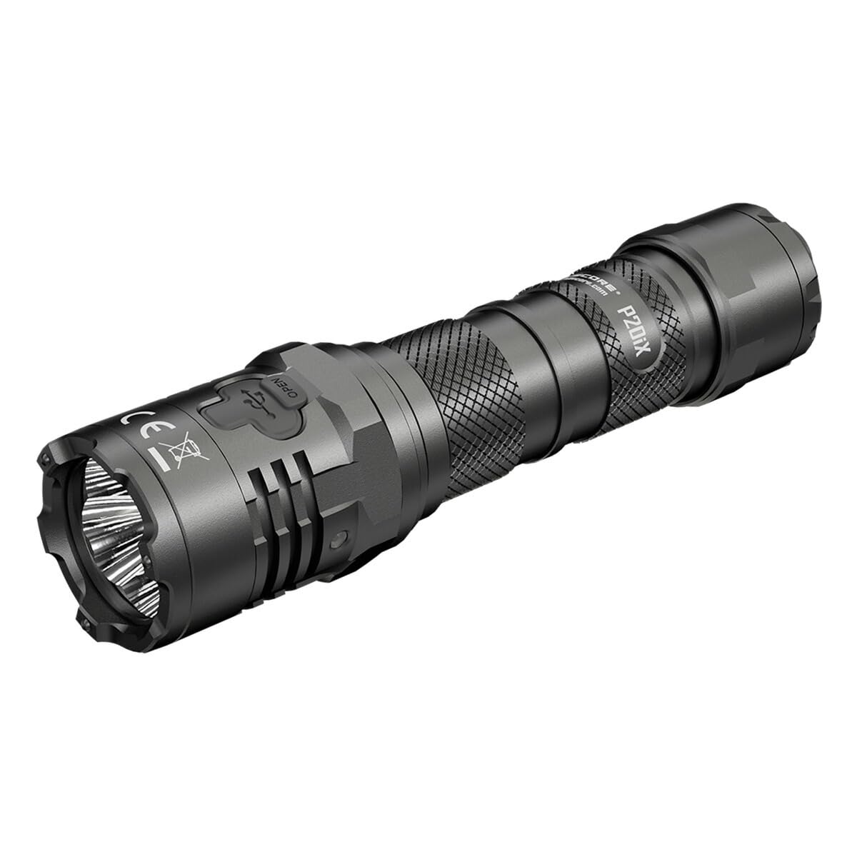 Nitecore P20iX Tactical Flashlight Rechargeable, Black