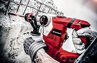 Einhell Bohrhammer TE-RH 32 4F Kit (1250 W, 5 Joule, 32 mm Bohrleistung in Beton, SDS-Plus, Anti-Vibrationsgriff, inkl. E-Box, 3 Bohrer, Spitzz- und Flachmeißel) – Ansicht 4