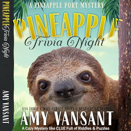 Diseño de la portada del título Pineapple Trivia Night