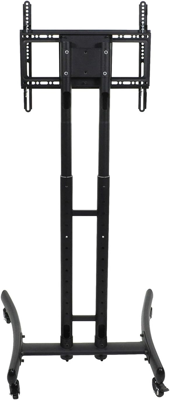 LUXOR Adjustable Height Rolling TV Stand