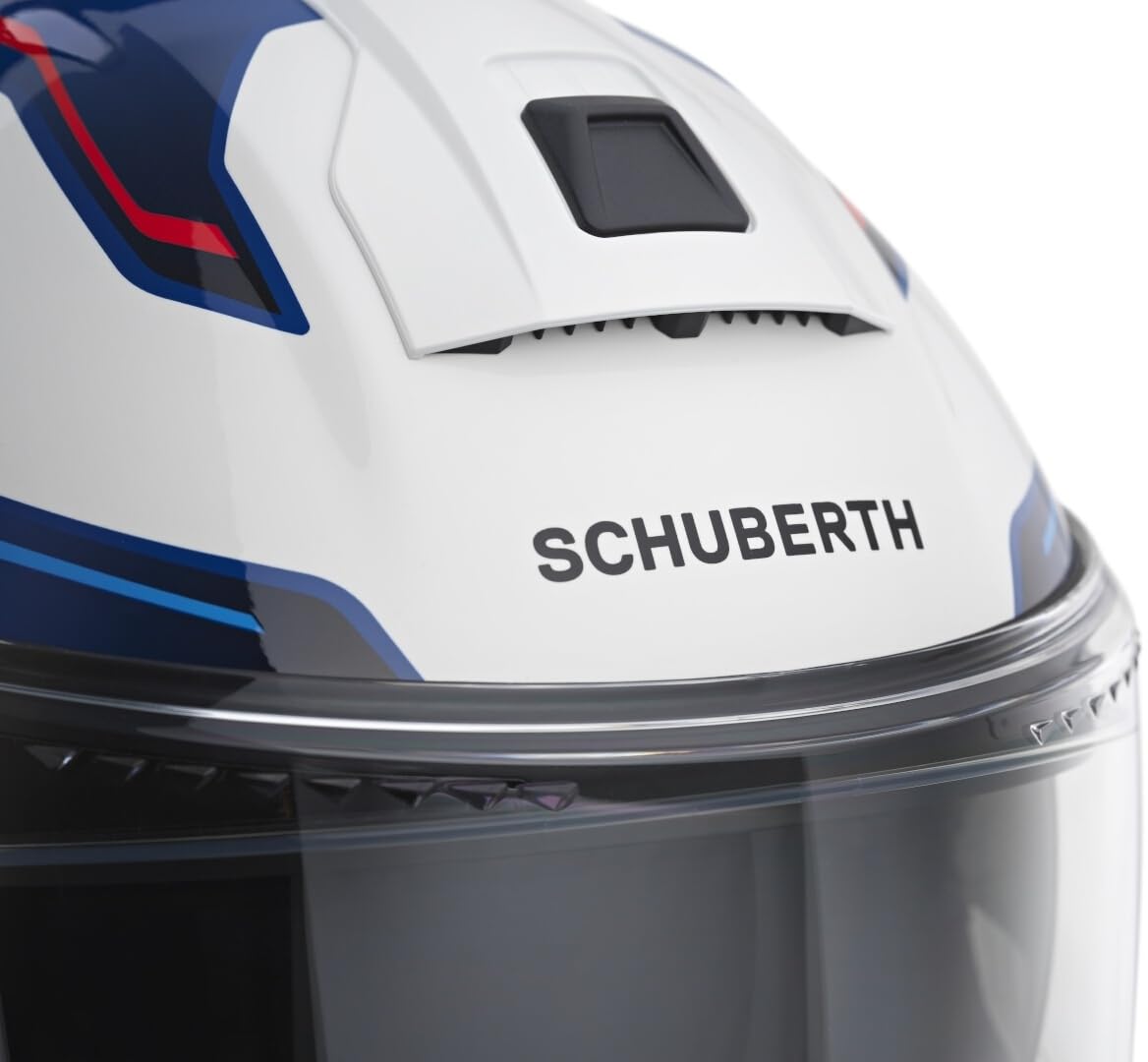 Schuberth C5 Omega Casco apribile, bianco/rosso/blu, M (57)