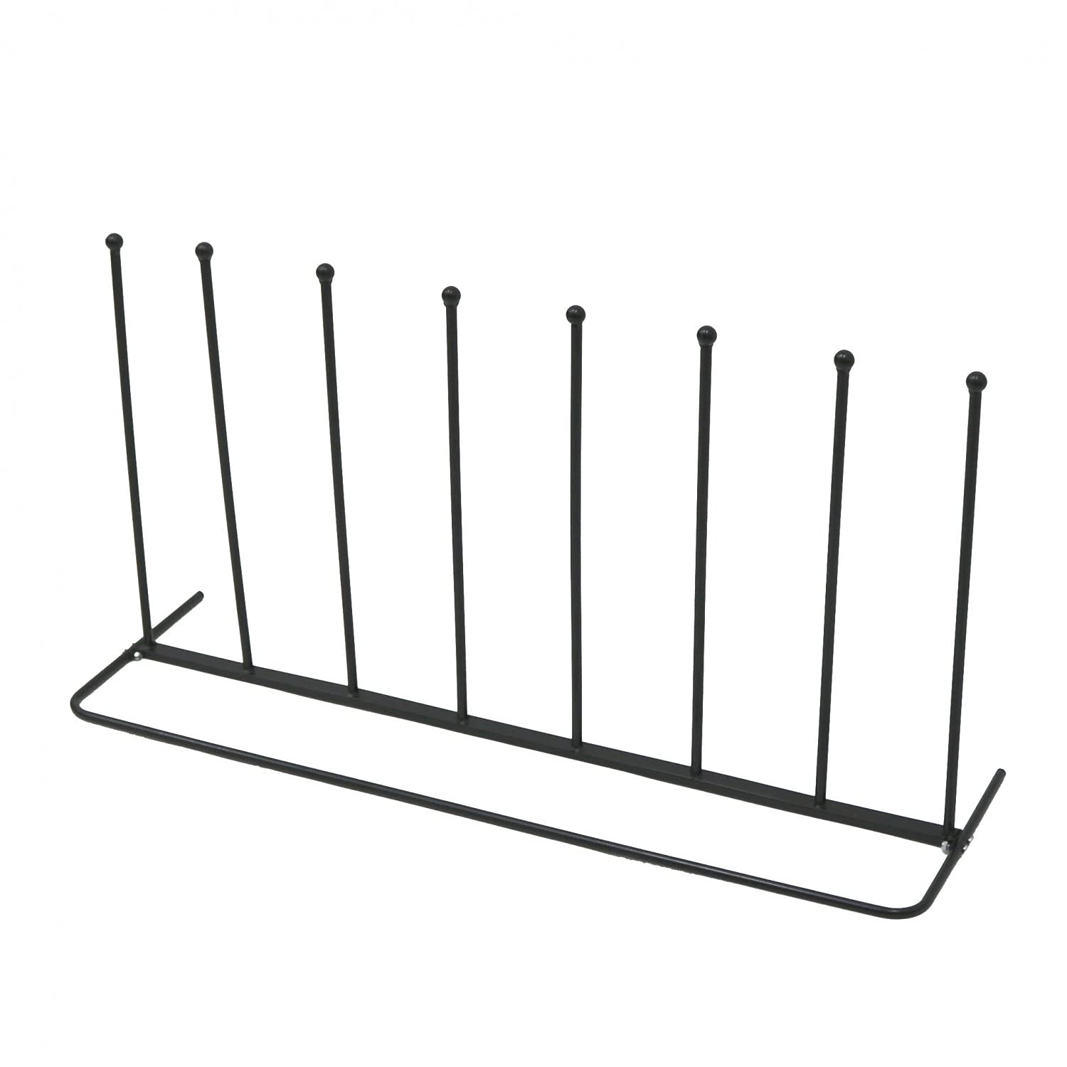 Oypla Wellington Boot Rack Stand - 4 Pair - Black