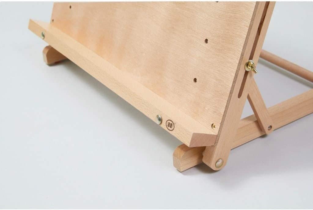 Cavalletto da Tavolo per Pittura, cavalletti da Tavolo in Legno con Struttura a H, cavalletti da Terra per Pittura