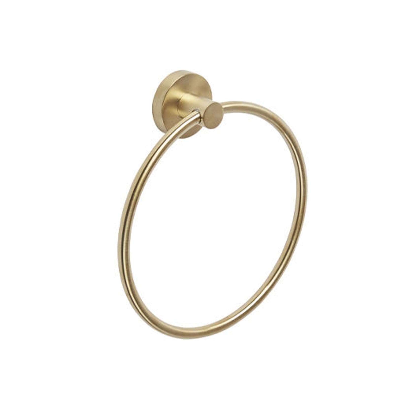 Capital Towel Ring - Brass