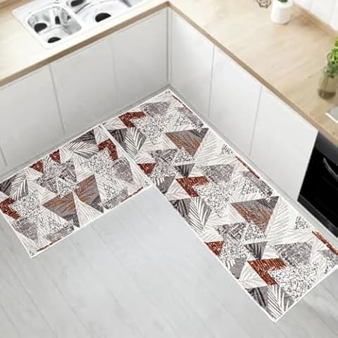 PHRYGIA Non-Slip Kitchen Mats Set Cover