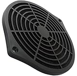  AERZETIX: Rejilla Negra de protección C15123 172x151mm ventilación con Filtro 45ppi de Polvo para Ventilador de Caja de Ordenador PC