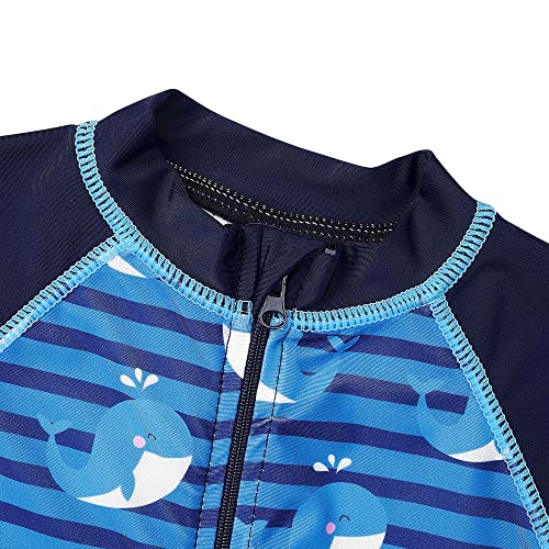 Image of XFGIRLS Baby Boys Swimsuit Toddler Sunsuit UPF 50+ Sun Protection One Piece Beach