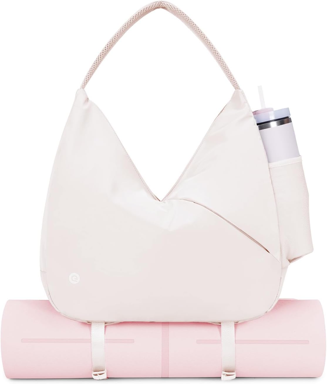 Ceneda Large Gym Bag for Women with Hidden Yoga Mat Holder & Shoe Compartment & Wet Pocket, Sports Duffle Bag for Travel