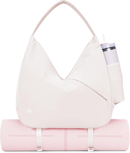 Ceneda Large Gym Bag for Women with Hidden Yoga Mat Holder & Shoe Compartment & Wet Pocket, Sports Duffle Bag for Travel